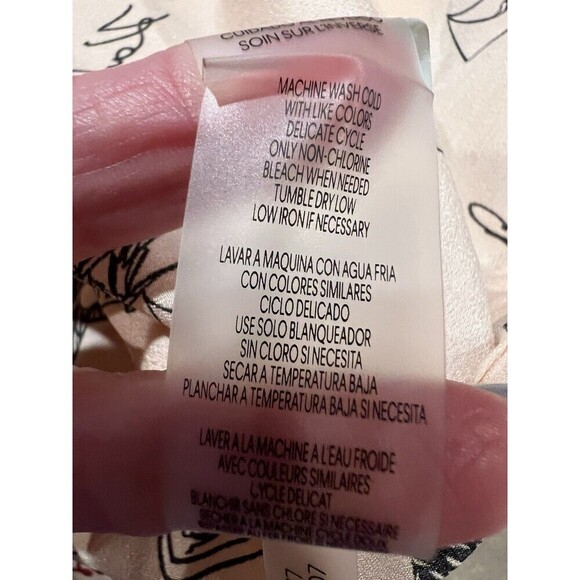 Karl Lagerfeld Paris Eiffel Tower Blouse Long Sleeve Light Weight Size Small - Picture 7 of 7